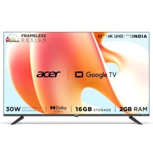 Acer 109 cm (43 inches) G Plus Series 4K Ultra HD LED Smart